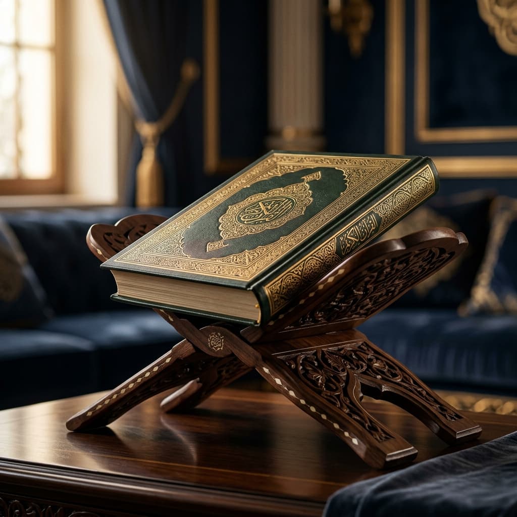 Quran Heritage wood Rehal stand